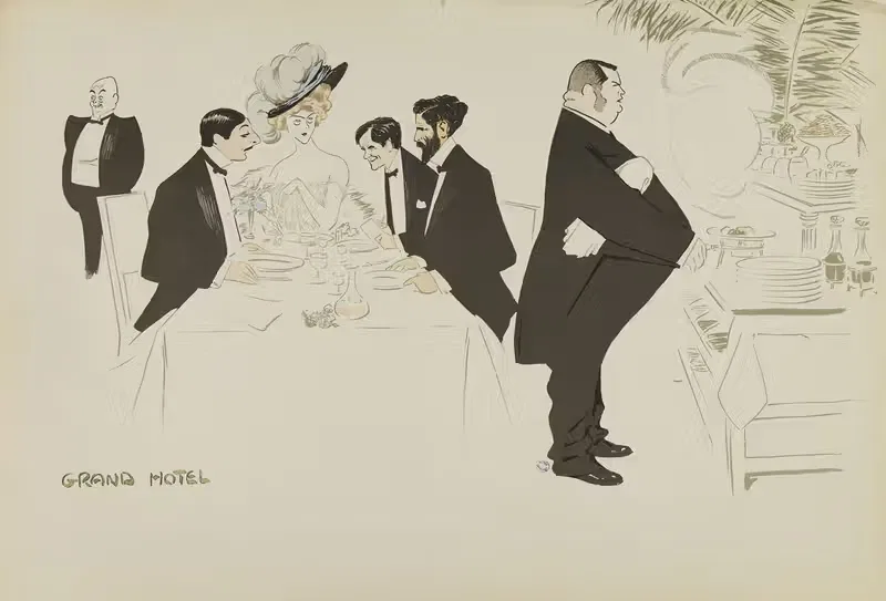 Гранд Отель by Жорж Гурсат, 1909 — digital art print download