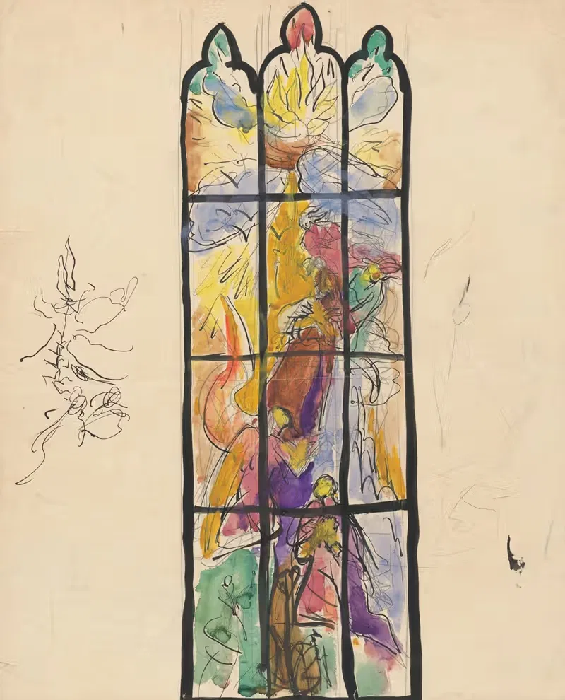 Проект стеклянного окна by Ян Новак, 1940–1944 — digital art print download