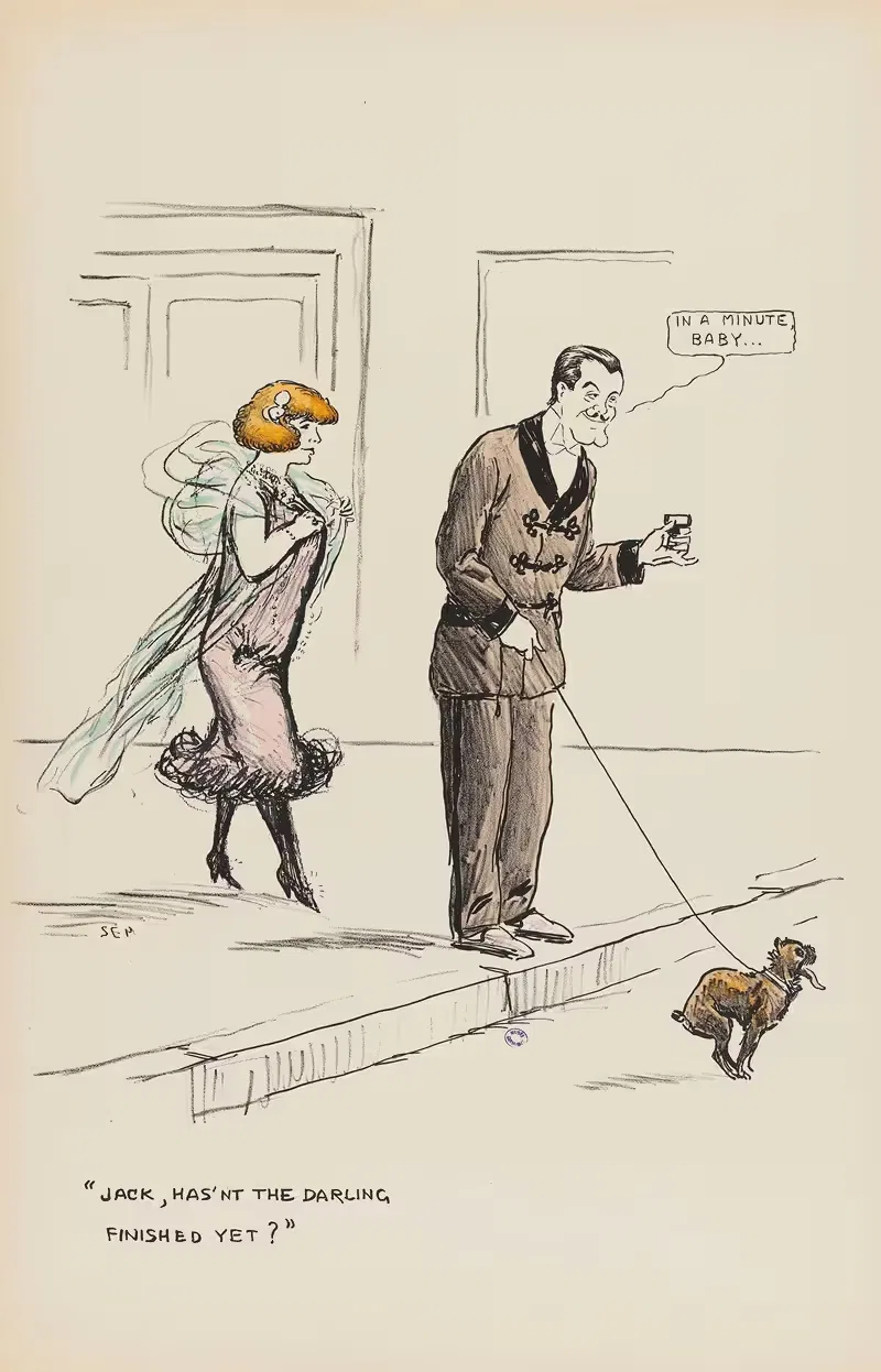 Джек, разве дорогая еще не закончила? by Жорж Гурсат, 1900-1934 — digital art print download