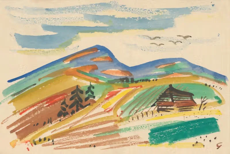 Štubnianske Teplice by Mikuláš Galanda, 1934–1935 — digital art print download
