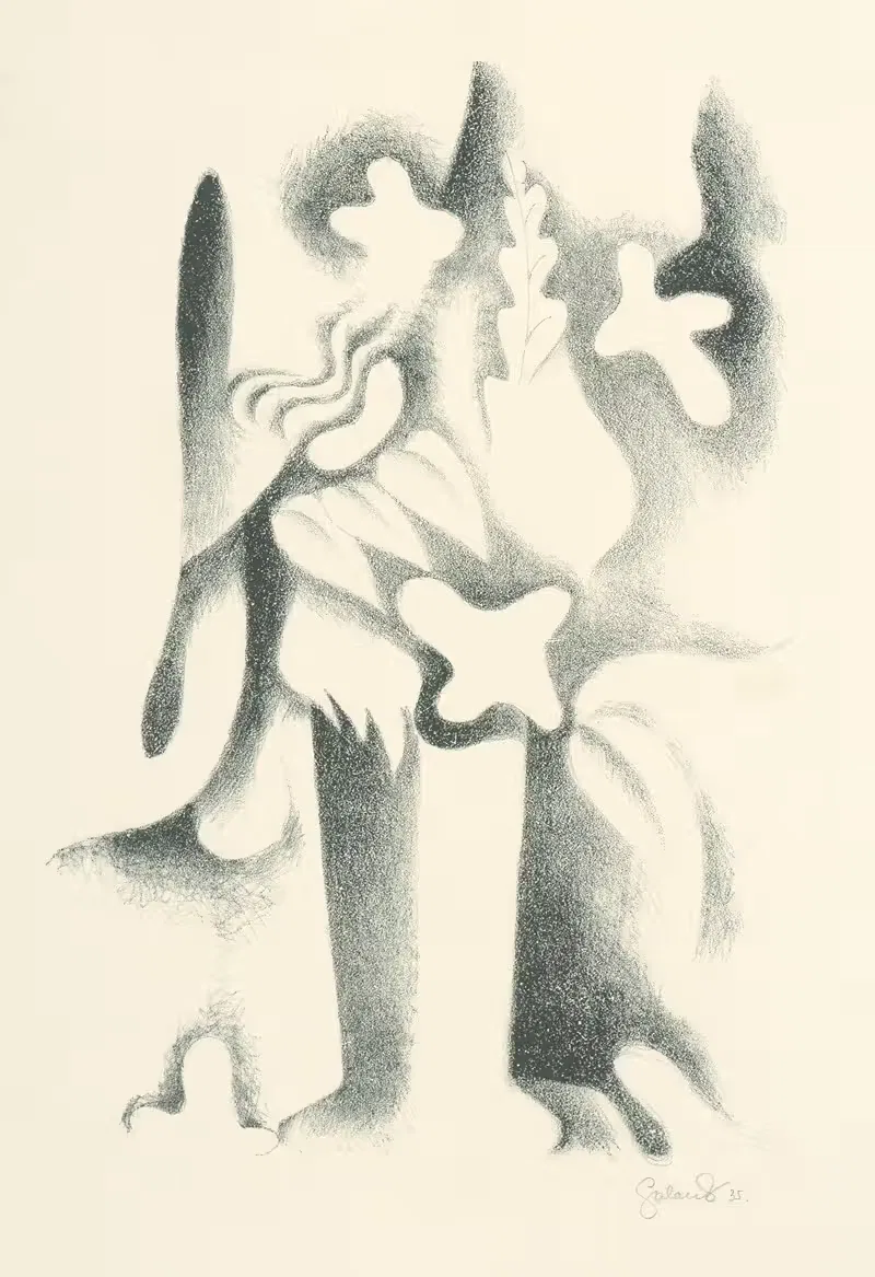 Ваза с орхидеями by Микулаш Галанда, 1935 — digital art print download