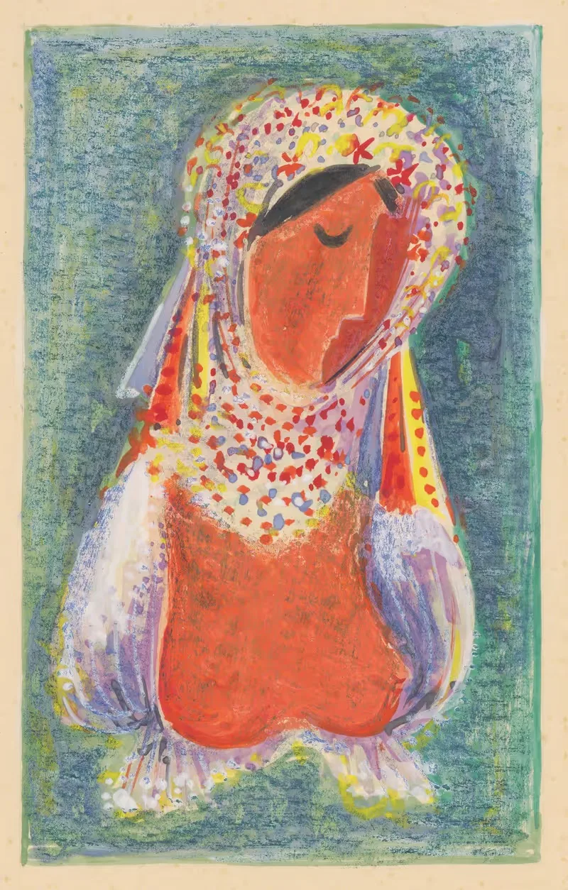 В народном костюме by Микулаш Галанда, 1937 — digital art print download