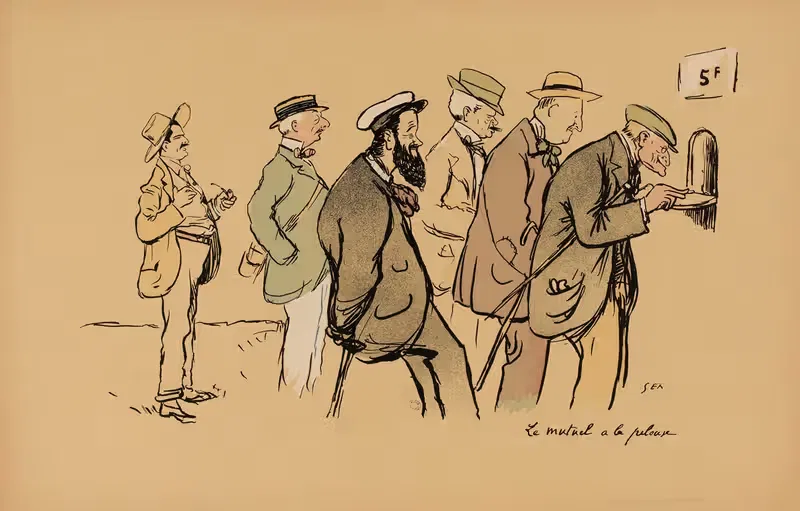 Взаимный на лужайке by Жорж Гурсат, 1919 — digital art print download
