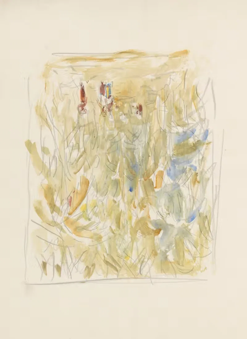 Figuren in het oerwoud van Siam — Marius Bauer