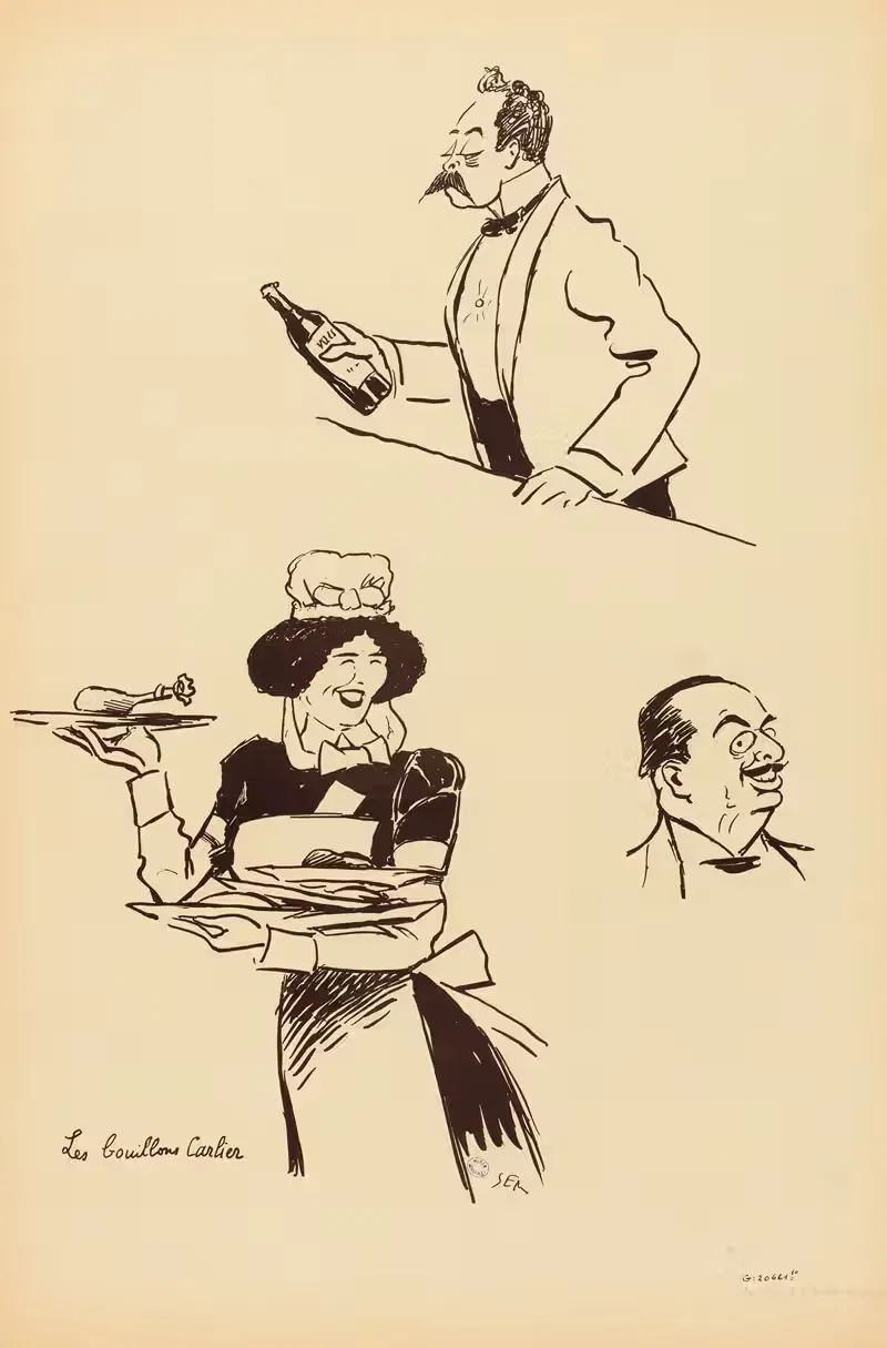 Бульоны Карлье by Жорж Гурсат, 1919 — digital art print download