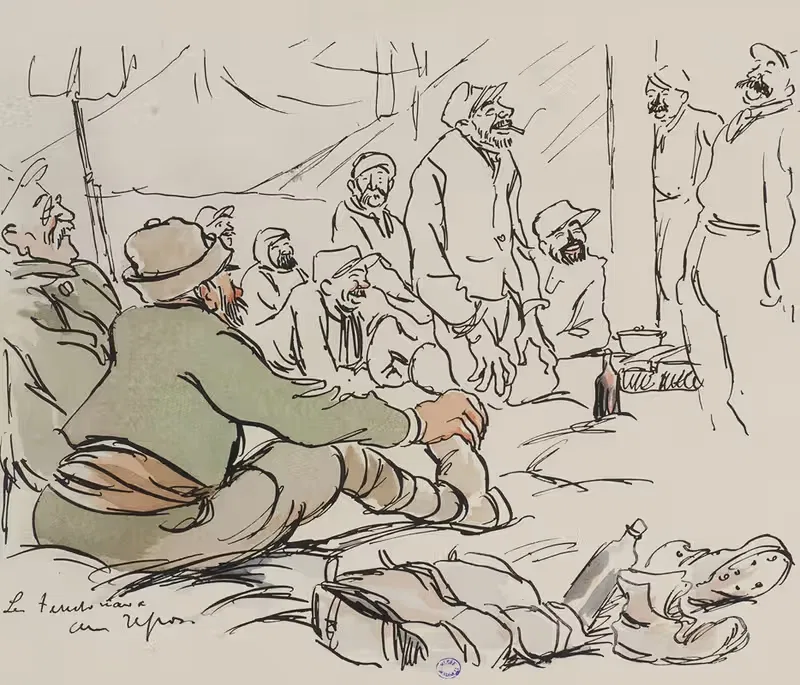 Территориалы в отдыхе by Жорж Гурсат, 1915-1917 — digital art print download