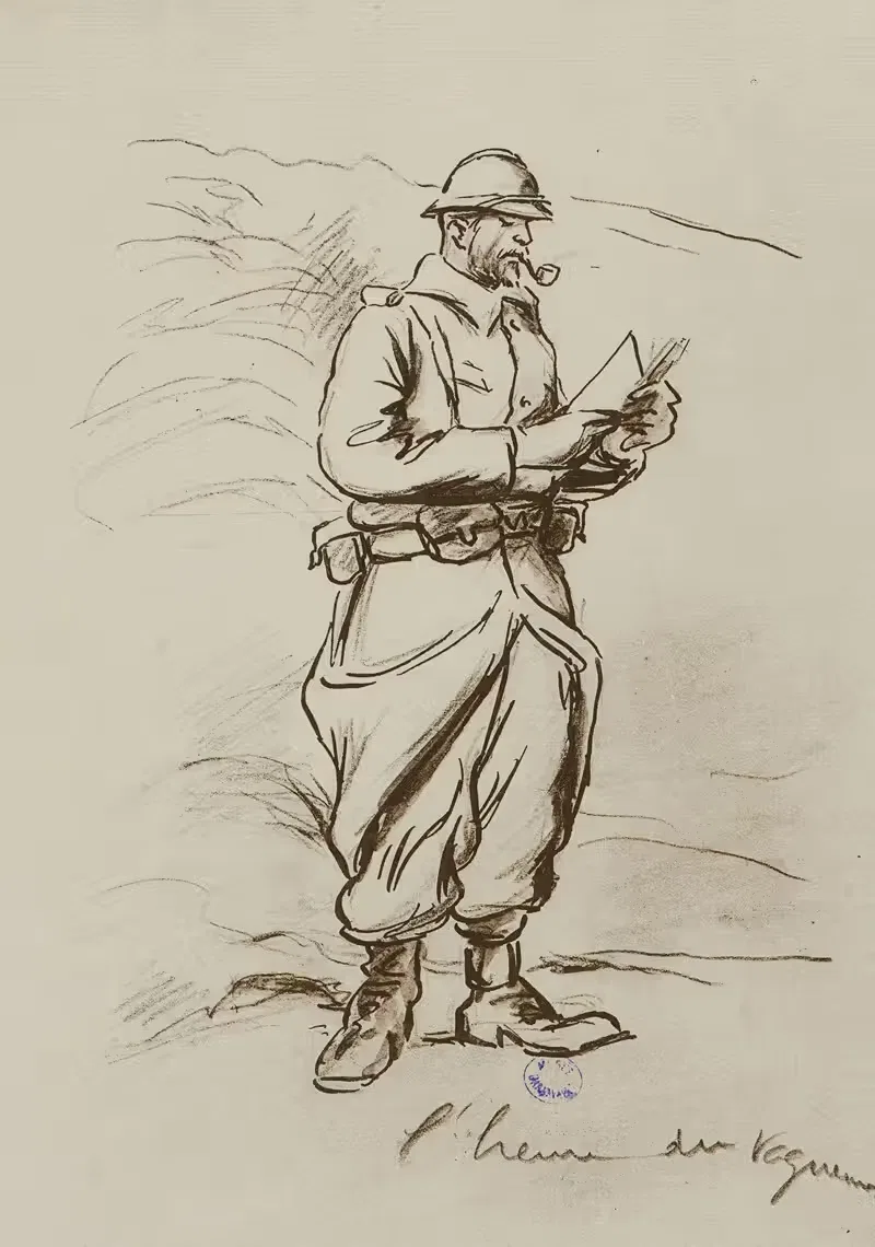 Час вестового by Жорж Гурсат, 1915-1916 — digital art print download