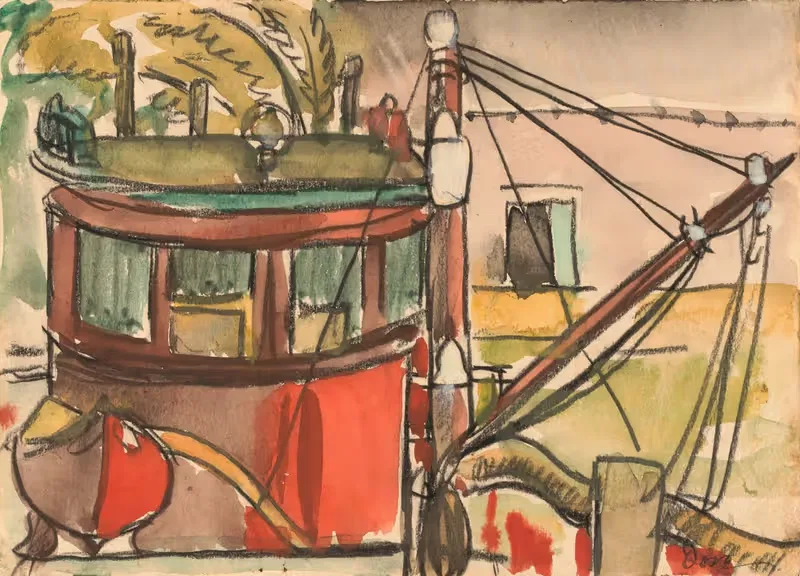 Нефтяной танкер II by Артур Дов, 1932 — digital art print download