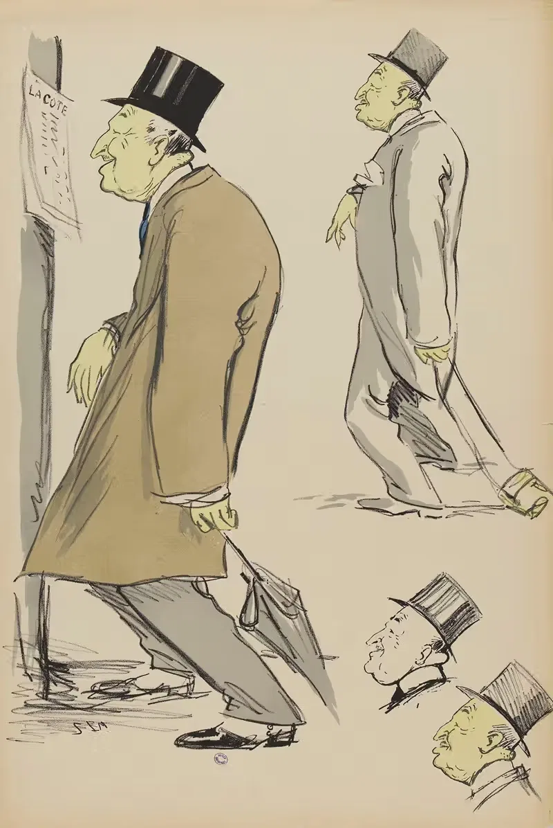 Monsieur Marghiloman — Georges Goursat (Sem)