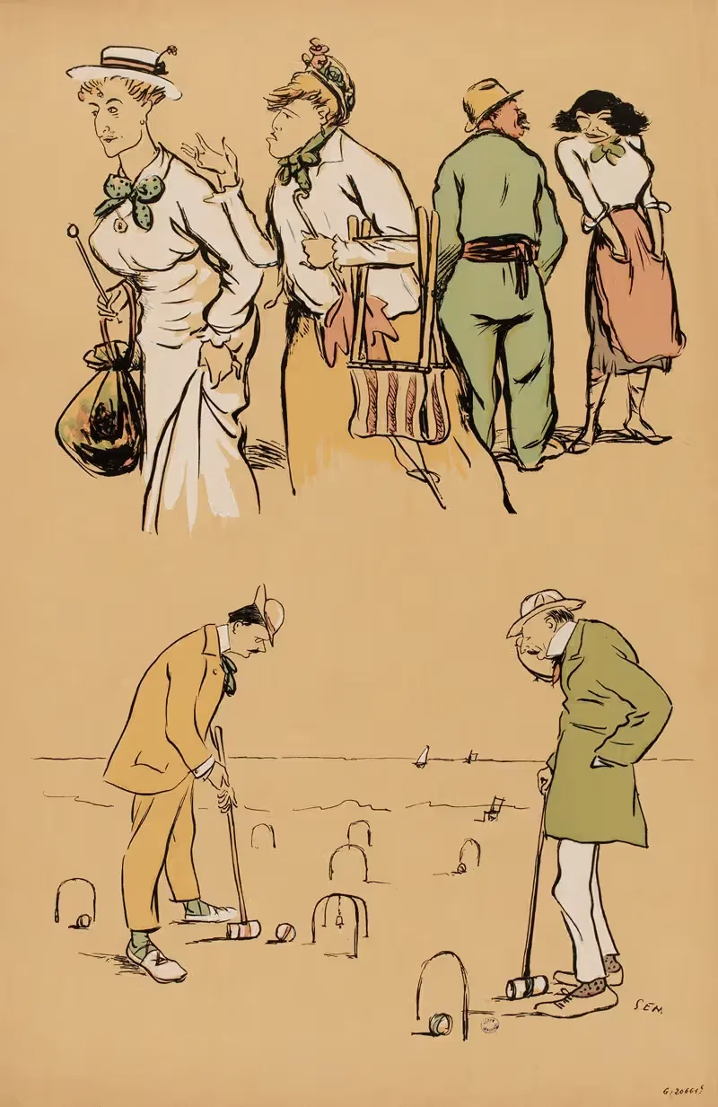 Часть крокета by Жорж Гурсат, 1919 — digital art print download