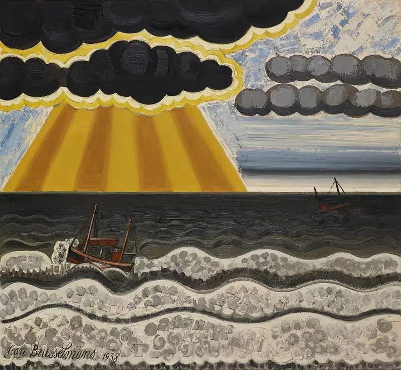 Непогода by Жан Бруссельманс, 1938 — digital art print download