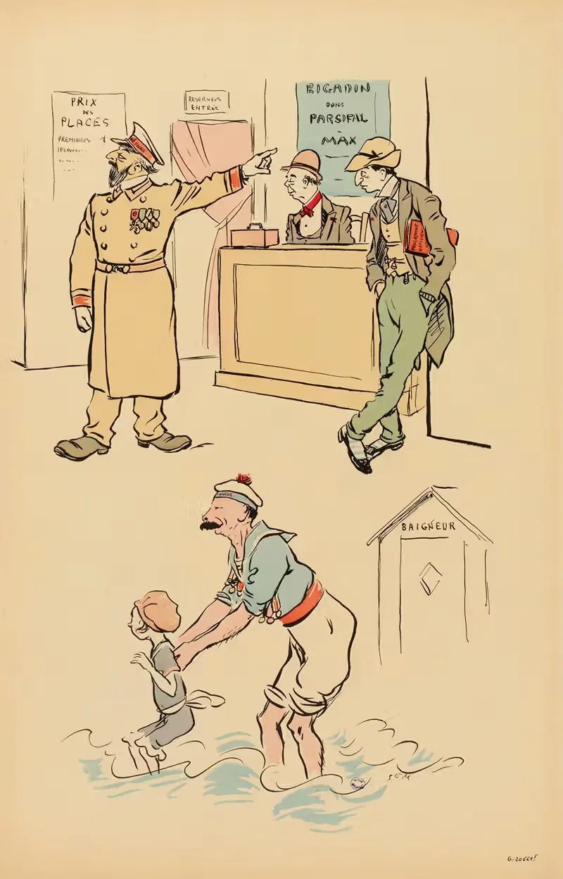 Ригадин в Парсифале by Жорж Гурсат, 1919 — digital art print download