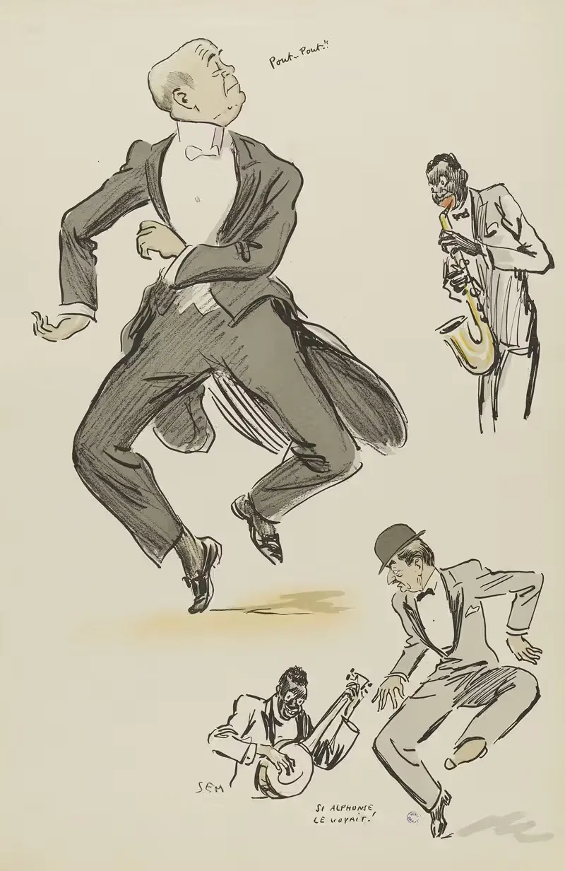 Если бы Альфонс это видел! by Жорж Гурсат, 1927 — digital art print download