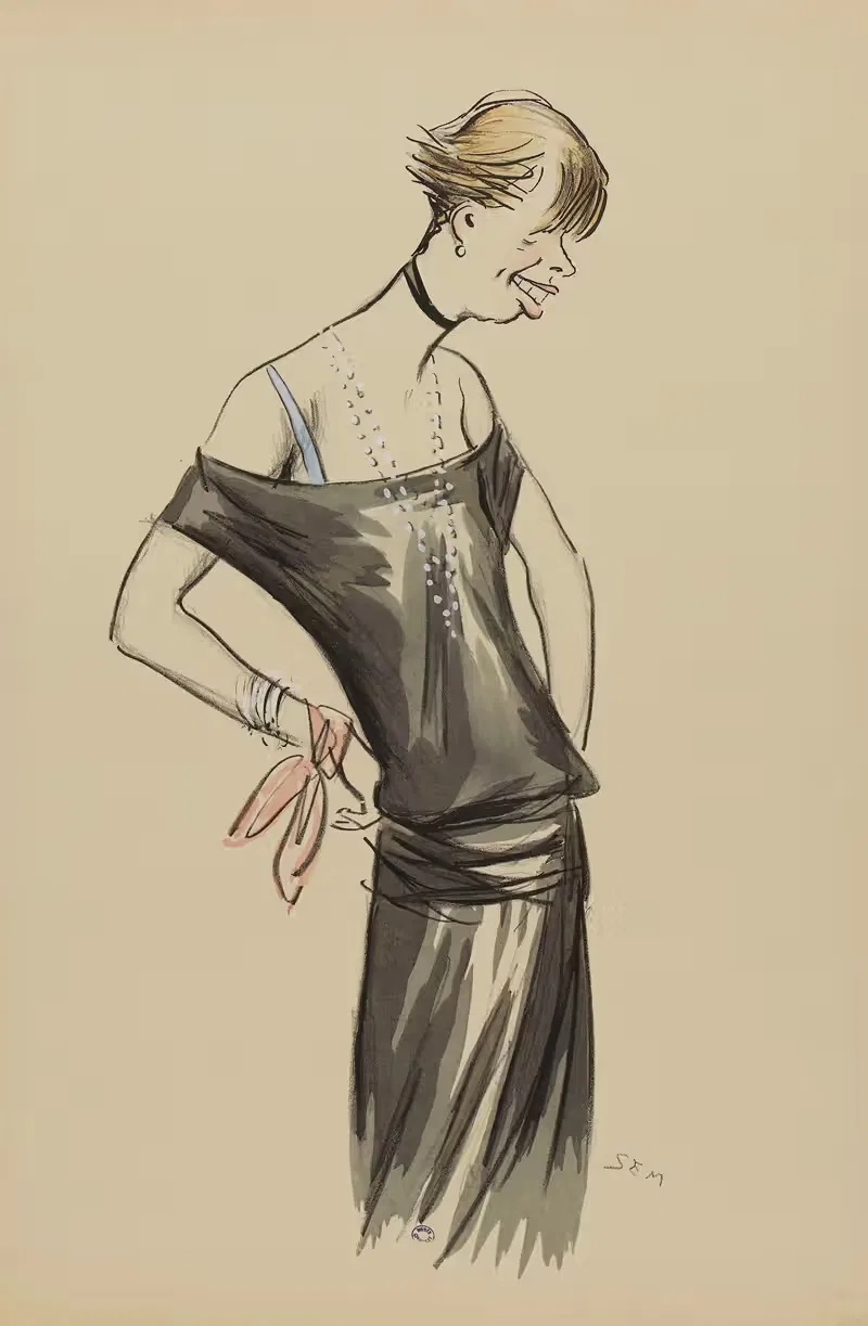 женщина by Жорж Гурсат, 1920 — digital art print download