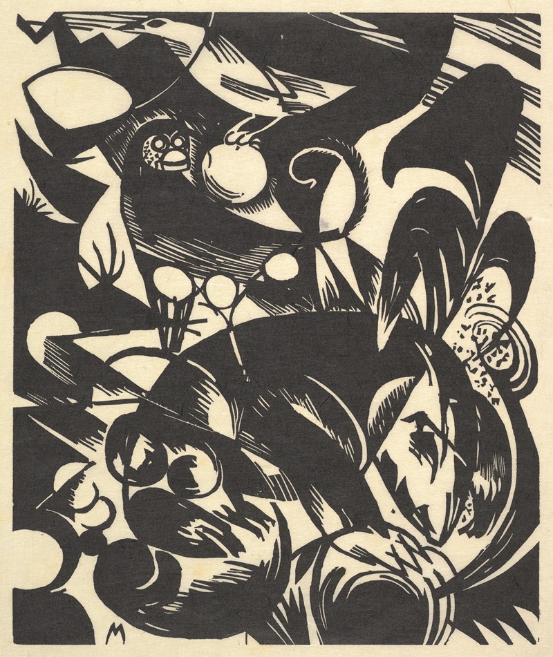 Создание I by Франц Марк, 1914 — digital art print download