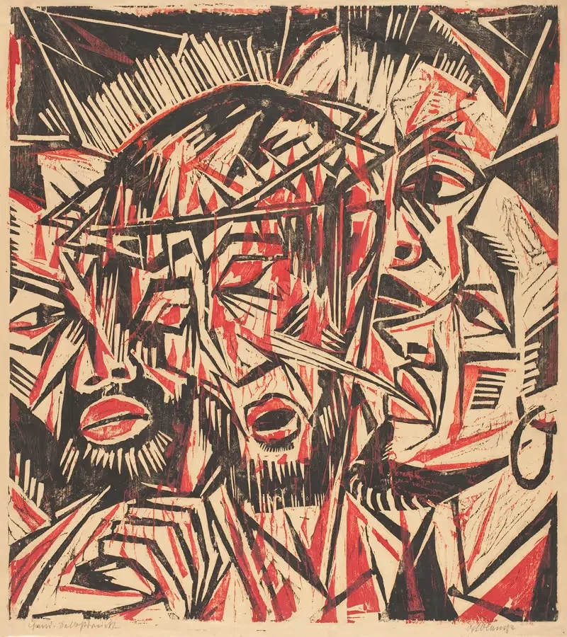 The Mocking of Christ — Otto Lange