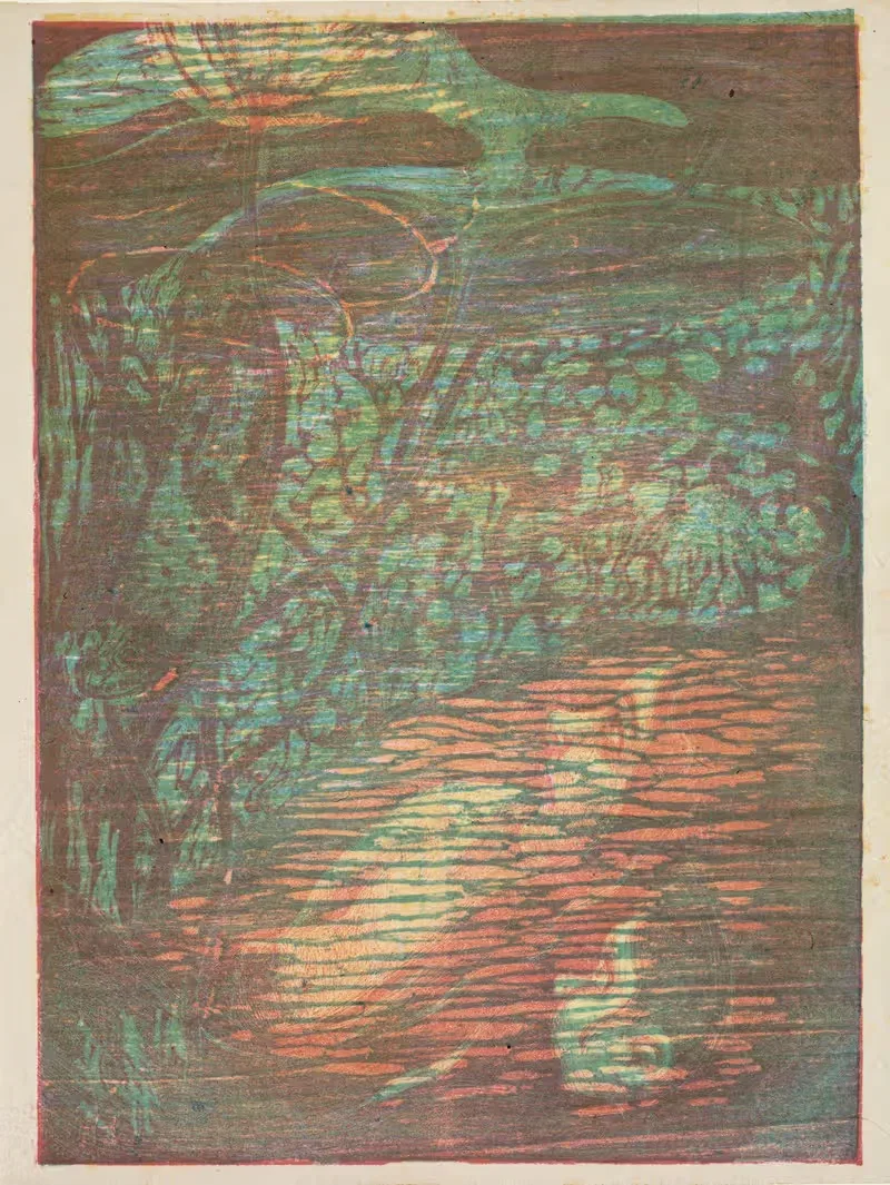 Испуганная Нимфа by Поль Херрманн, 1896 — digital art print download