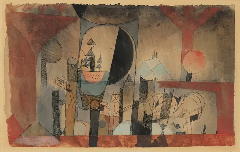 Без названия (Человек в путешествии) by Поль Клее, 1918 — digital art print download