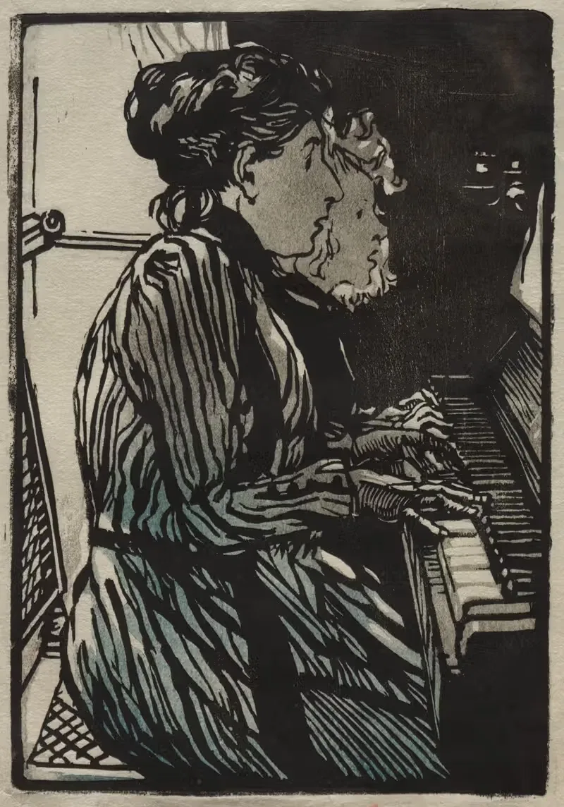 Этюд для четырех рук by Огюст Луи Лепер, 1890 — digital art print download