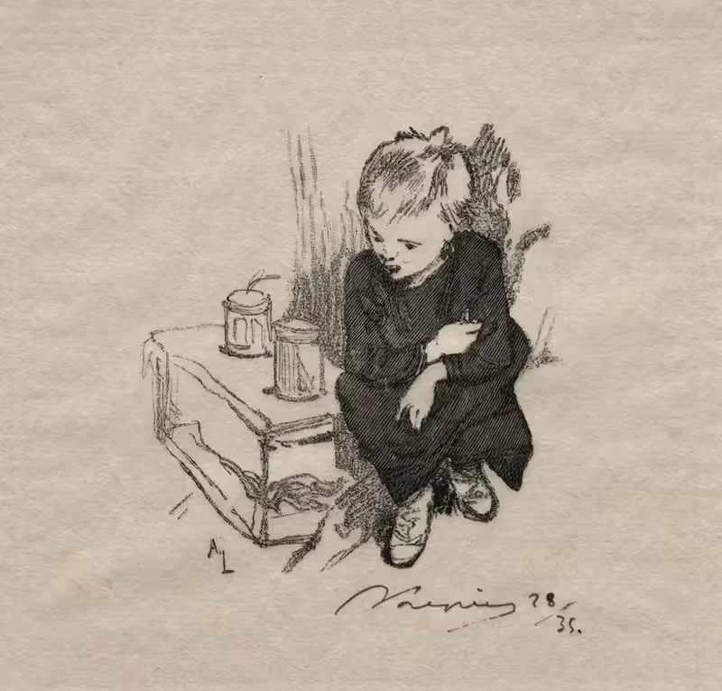Мальчик с корсетом by Огюст Луи Лепер, 1889 — digital art print download