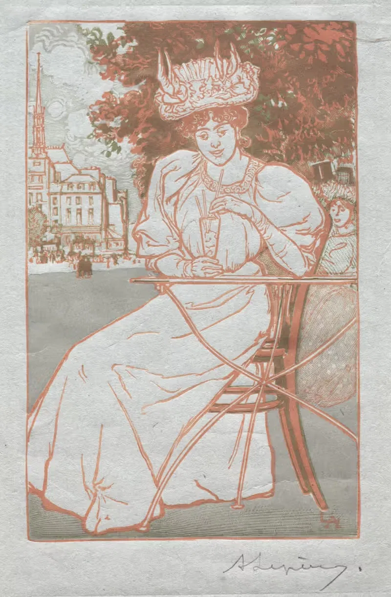 Парижский альманах, 1897; Лето by Огюст Луи Лепер, 1897 — digital art print download