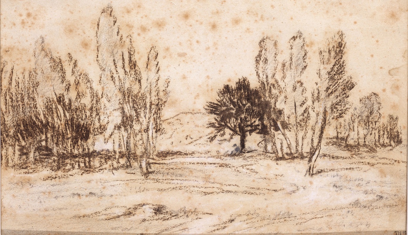 Landscape by Теодор Руссо — digital art print download