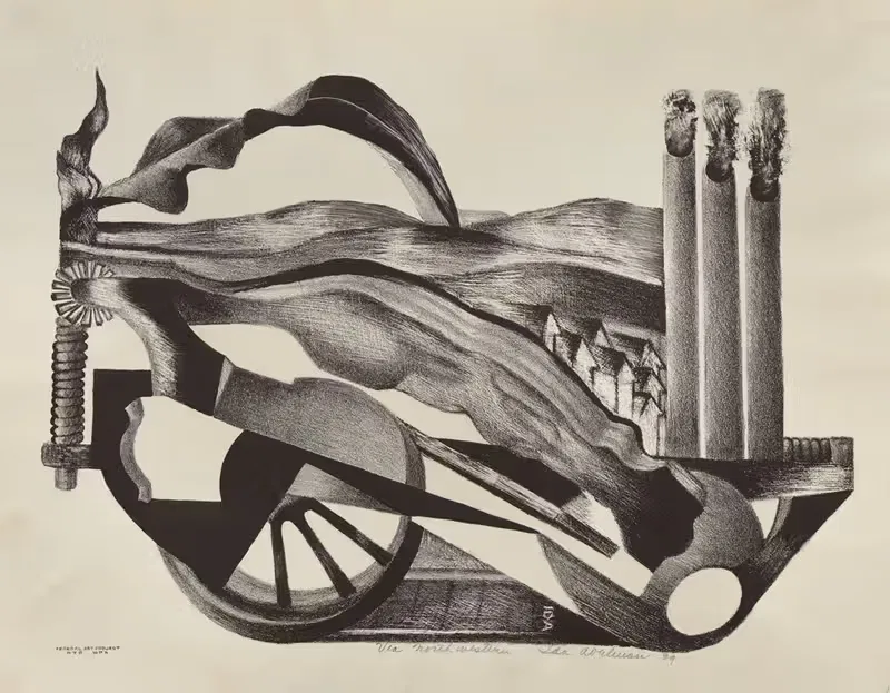 По северо-западной дороге by Ида Абельман, 1939 — digital art print download