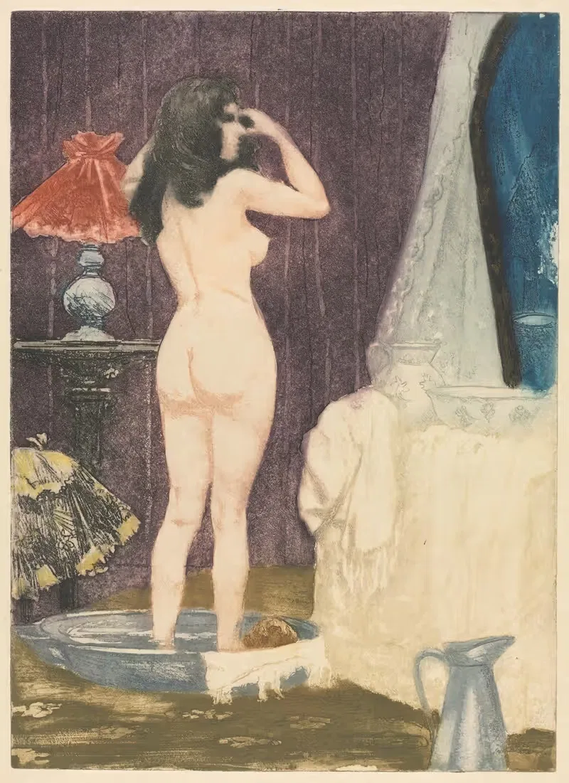 Раздевалка by Шарль Мерин, 1898 — digital art print download