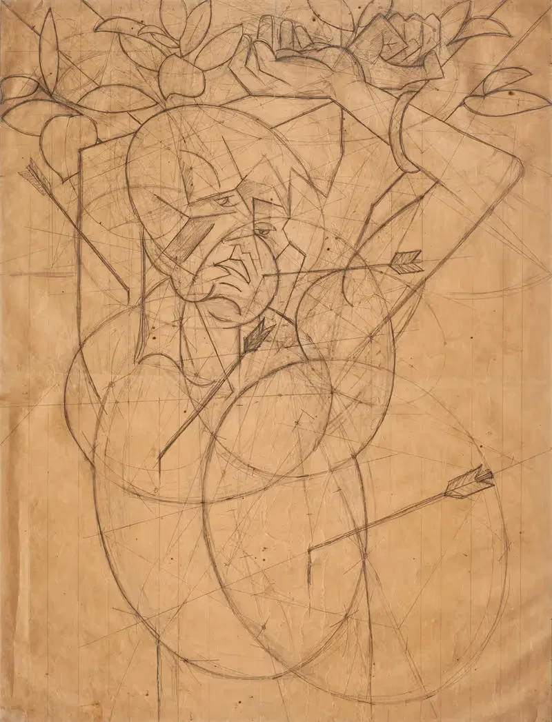 Святой Шебестиан by Богумил Кубишта, 1912 — digital art print download