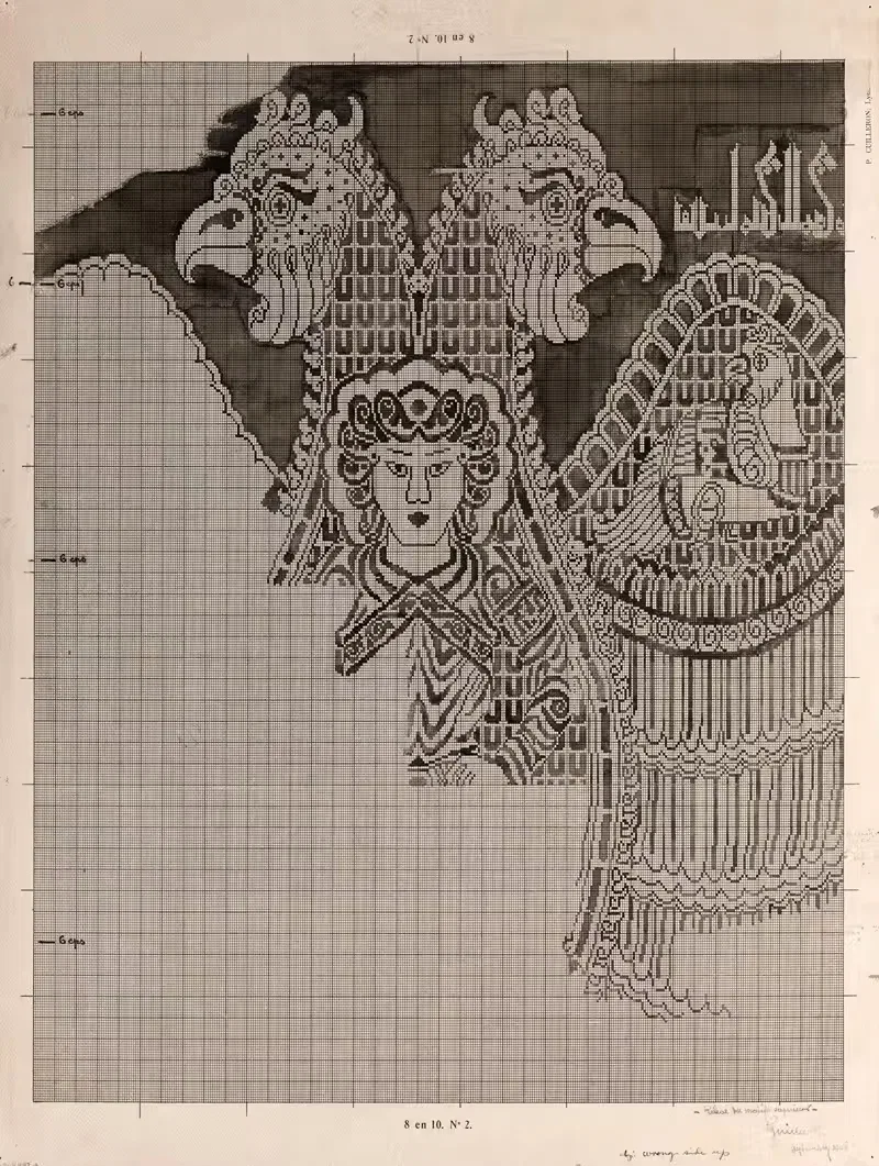 Schematic Drawings of Buyid Silk — Félix Guichert