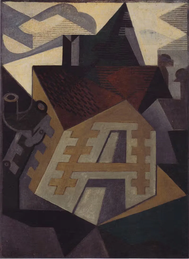 Пейзаж рядом с Болью by Хуан Грис, 1918 — digital art print download