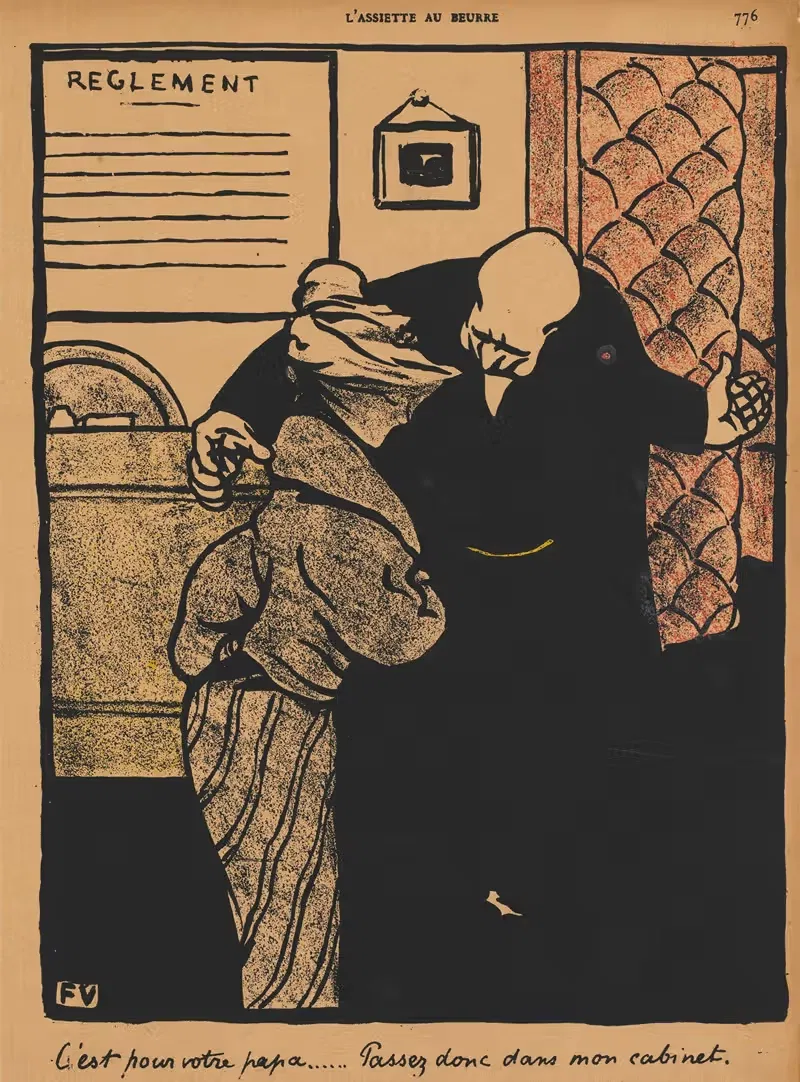 Crimes And Punishments; It's about your father… — Félix Vallotton