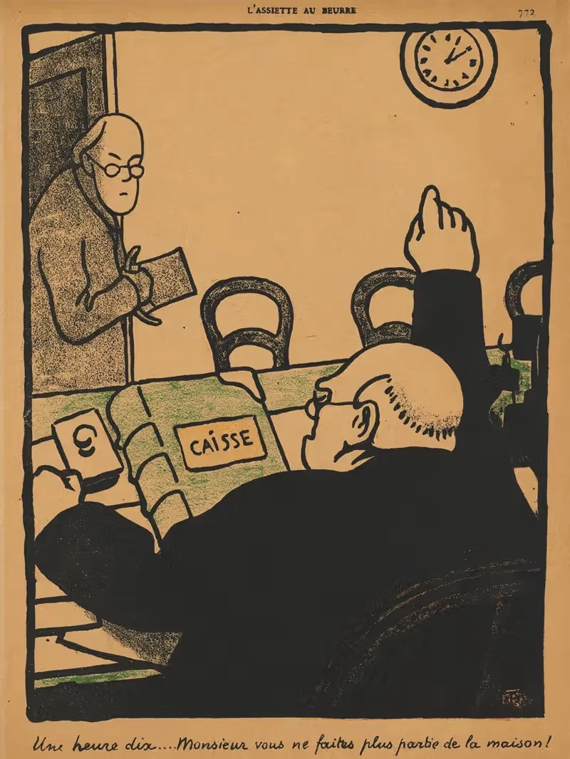 Crimes And Punishments; Ten past one… — Félix Vallotton