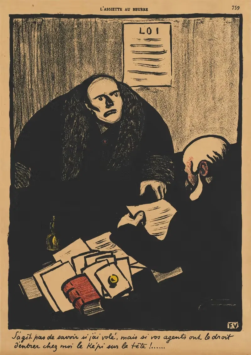 Crimes And Punishments; The question is, not whether… — Félix Vallotton