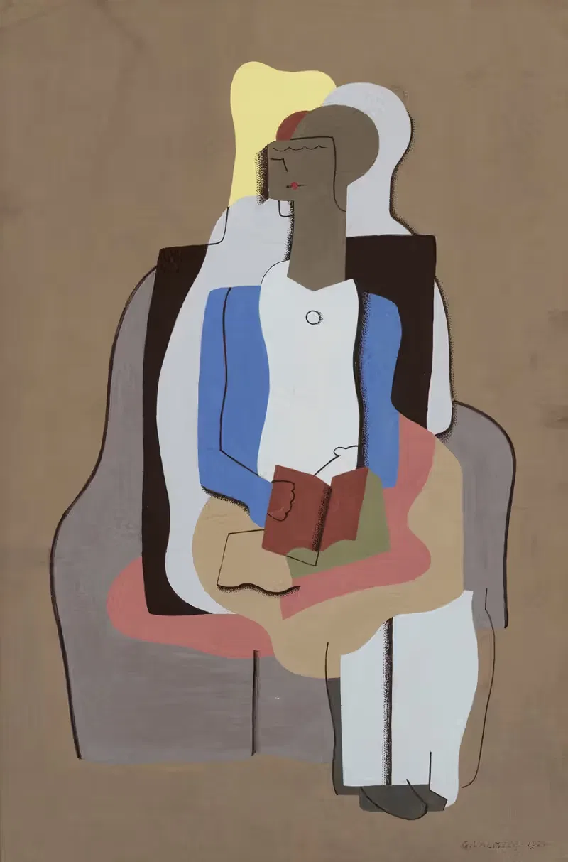 Jeune fille assise — Georges Valmier