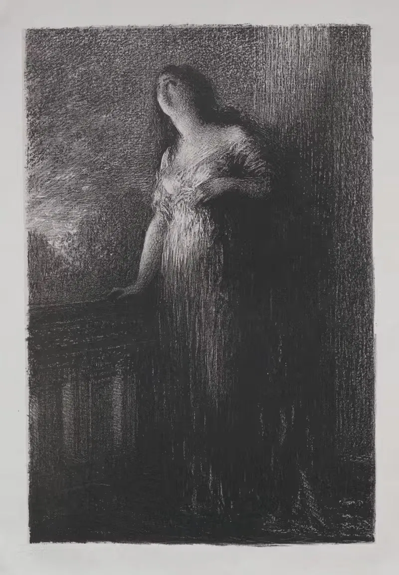 Доверие в ночи by Анри Фантен-Латур, 1888 — digital art print download