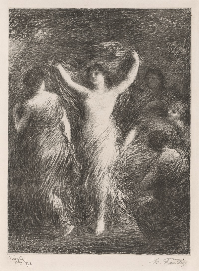 Танцы by Анри Фантен-Латур, 1898 — digital art print download