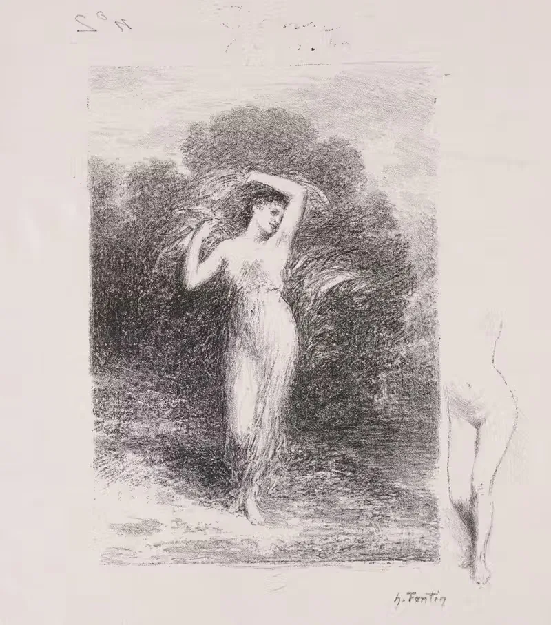 Молодая больная by Анри Фантен-Латур, 1903 — digital art print download
