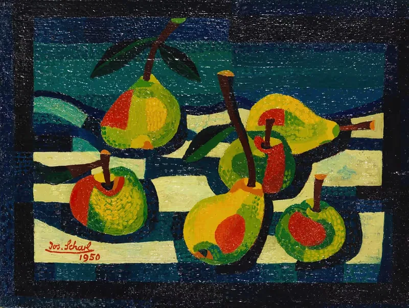 Яблоки и груши by Йозеф Шарль, 1950 — digital art print download