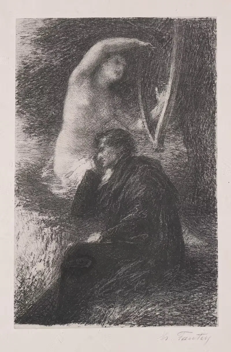 Лелио; Эолова арфа by Анри Фантен-Латур, 1888 — digital art print download