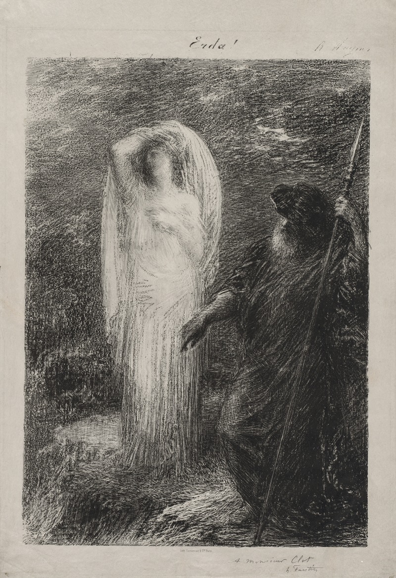 L'Evocation d'Erda by Henri Fantin-Latour, 1885 — digital art print download