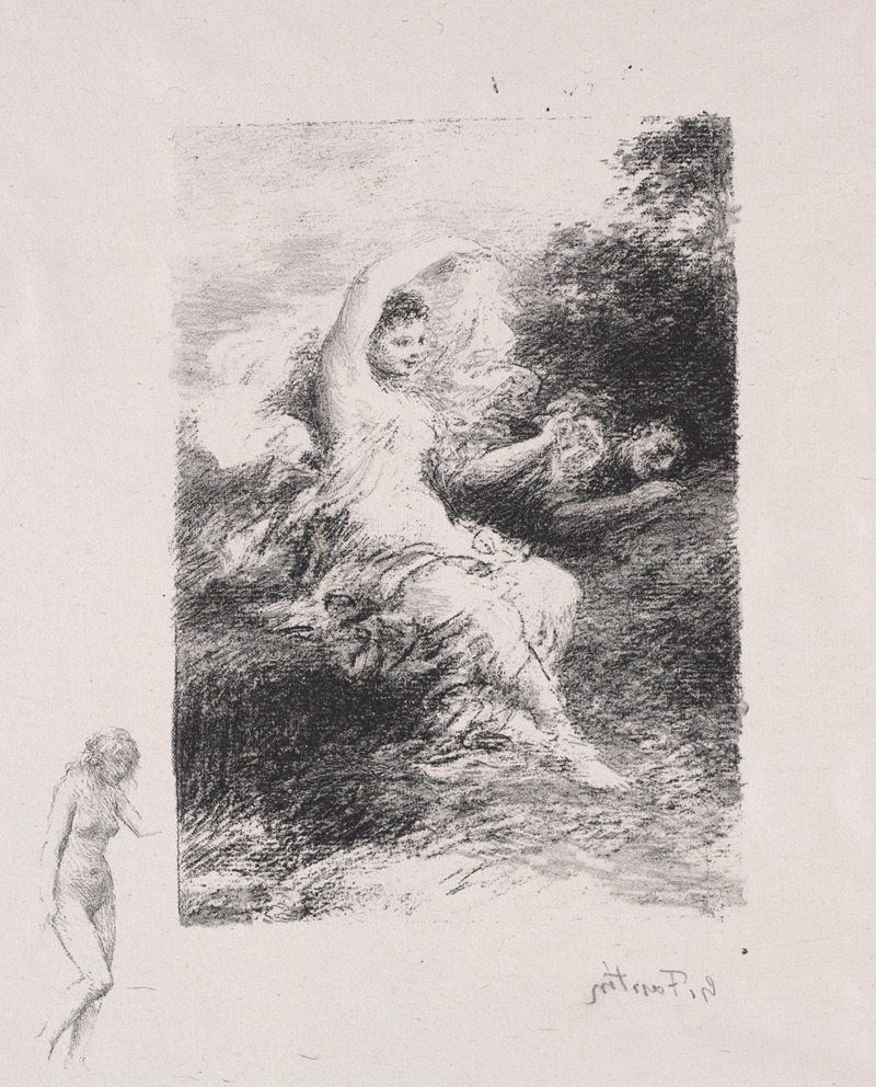 Lydé by Henri Fantin-Latour, c. 1905 — digital art print download