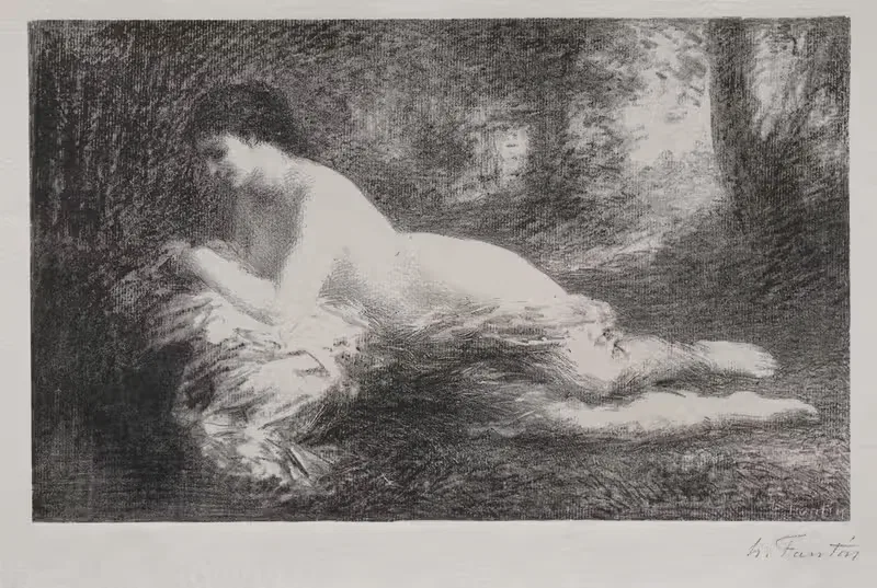 Réverie by Henri Fantin-Latour, 1903 — digital art print download