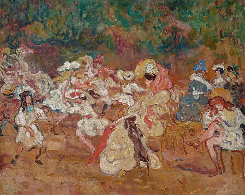 Игры детей by Луи Вальтат, 1898 — digital art print download