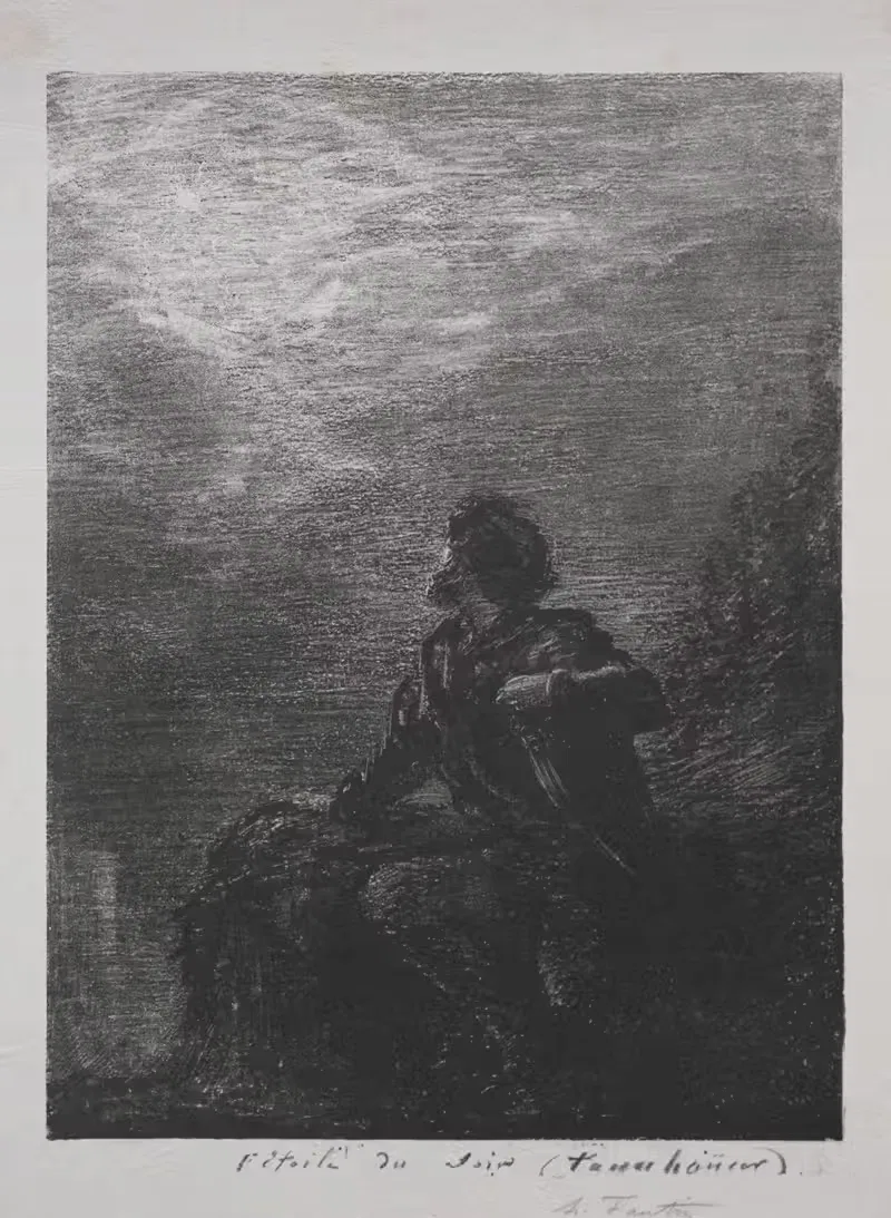 Вечерняя звезда by Анри Фантен-Латур, 1877 — digital art print download
