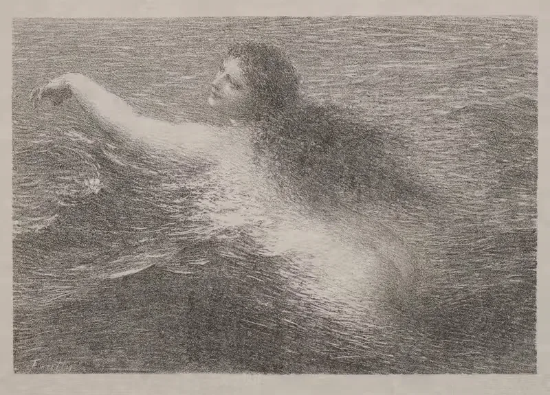 Водный гений by Анри Фантен-Латур, 1896 — digital art print download