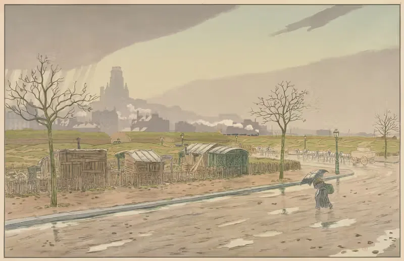 Parisian Landscapes; The Fortifications — Henri Rivière