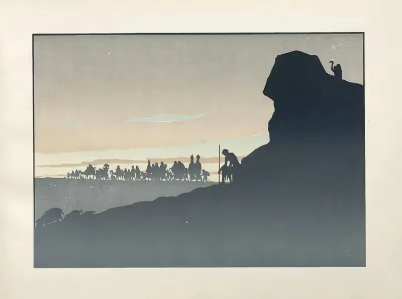 Блудный сын; Пятая сцена by Анри Ривьер, 1895 — digital art print download