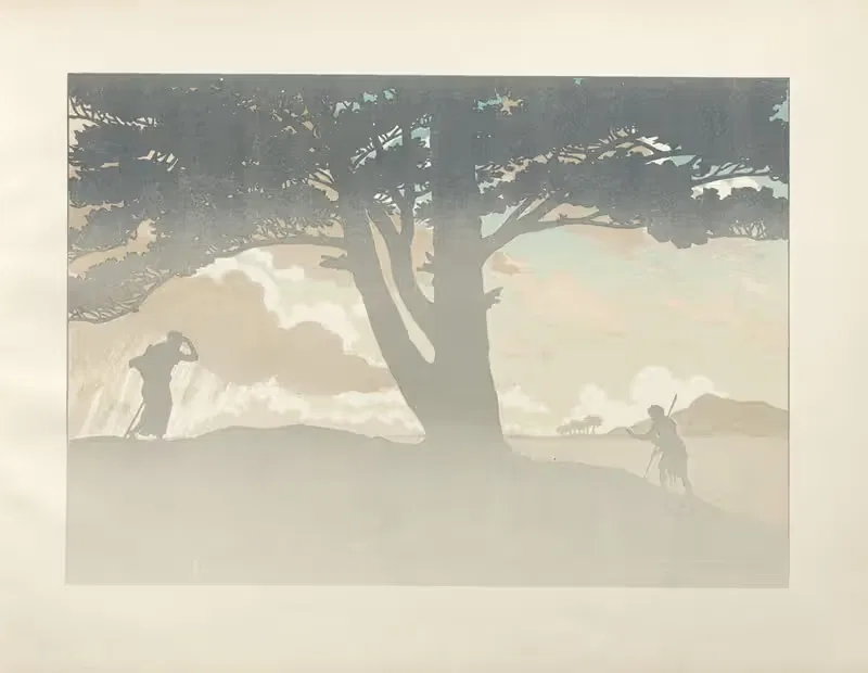 Блудный сын; Шестая сцена by Анри Ривьер, 1895 — digital art print download