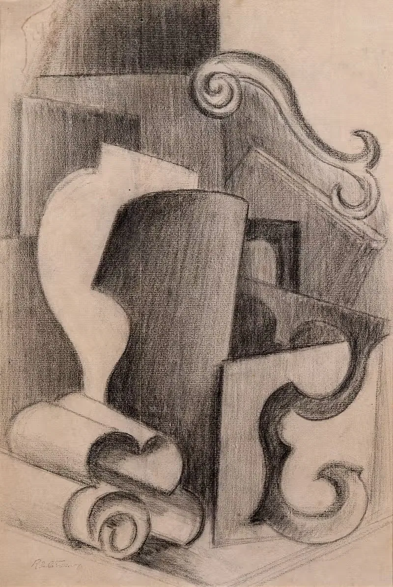 Etude pour le guéridon Louis-Philippe — Roger de La Fresnaye